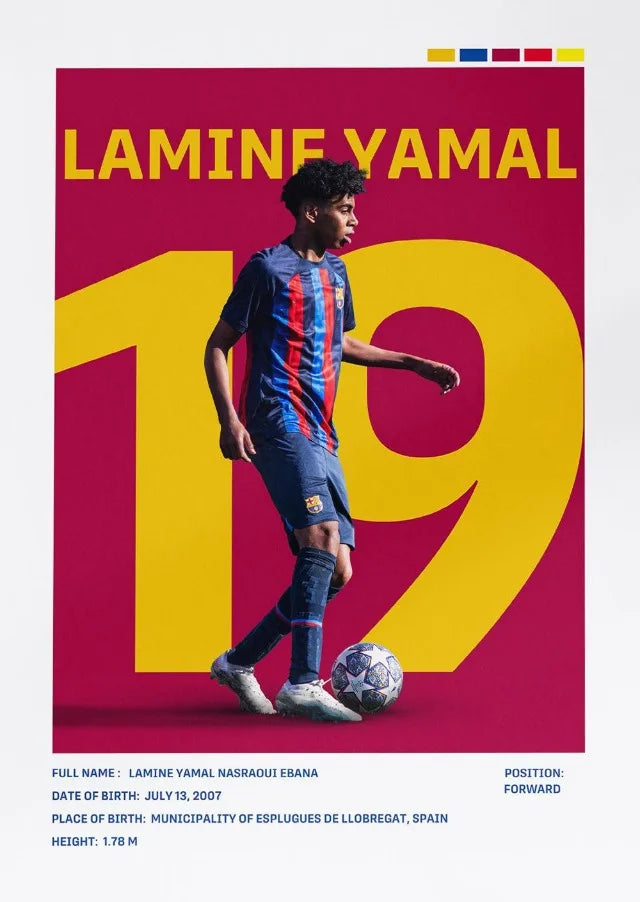 Póster Estrellas del Fútbol