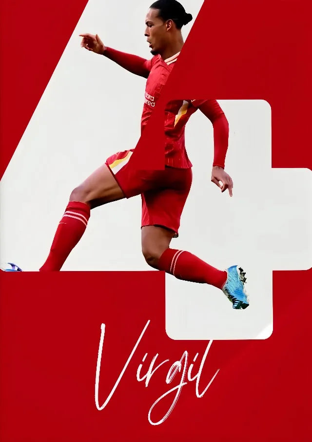 Póster Futbolistas Coloridos