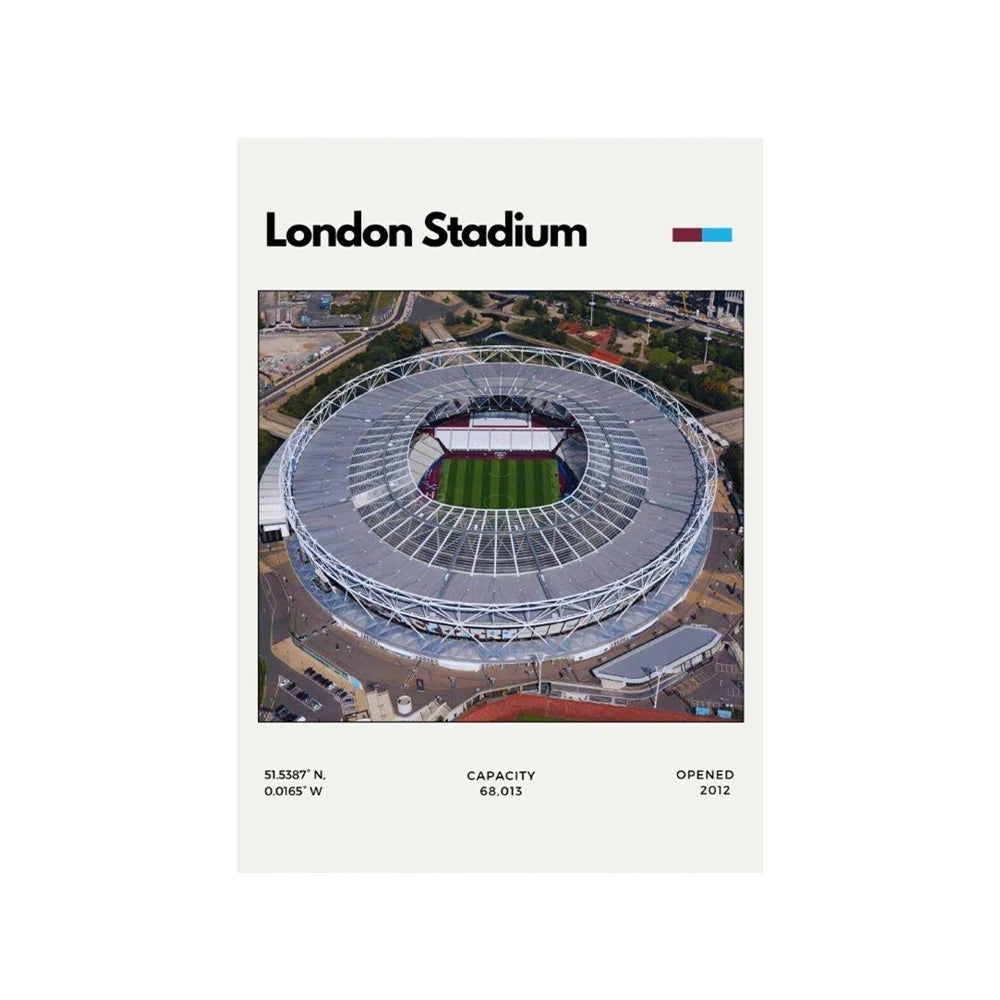 Póster Estadios de Fútbol
