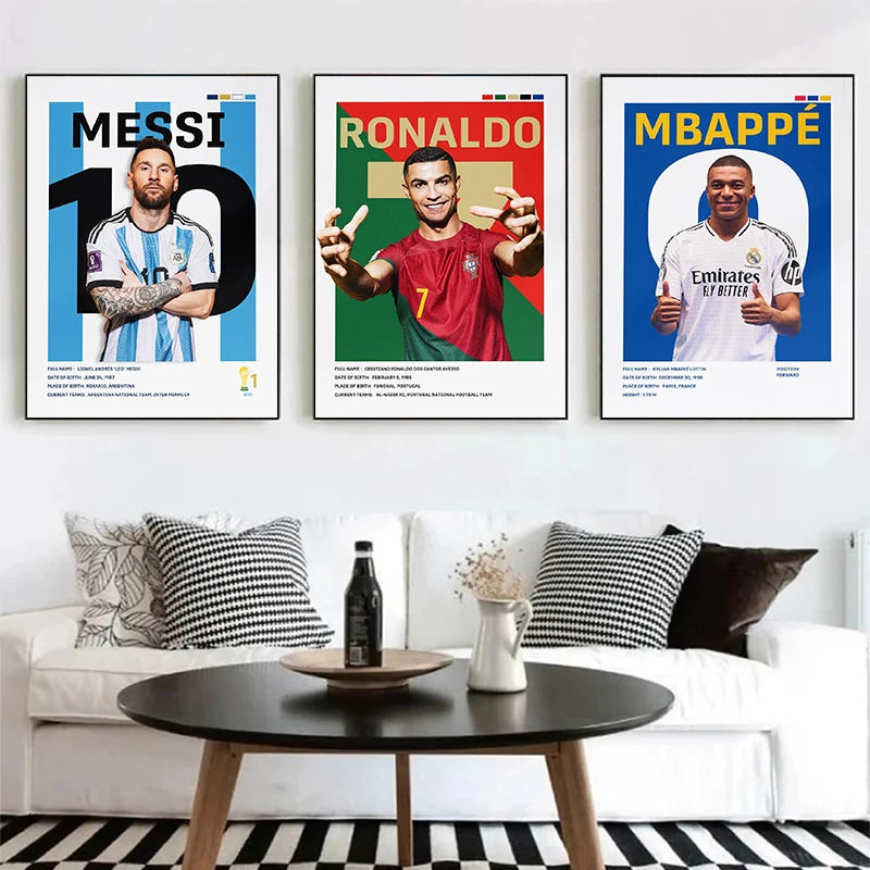 Póster Estrellas del Fútbol