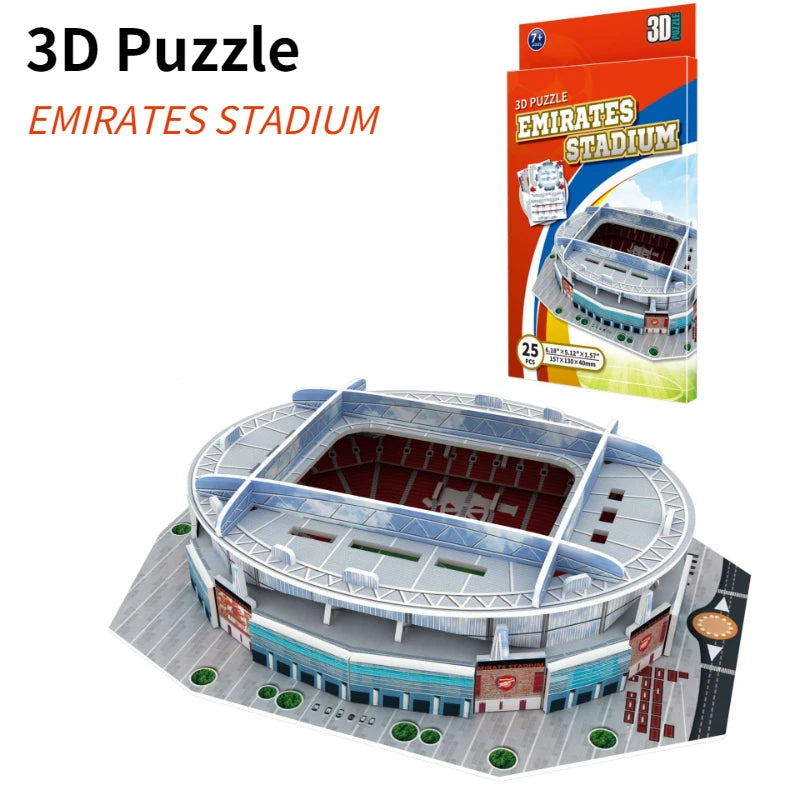 Puzzle 3D de estadios de fútbol