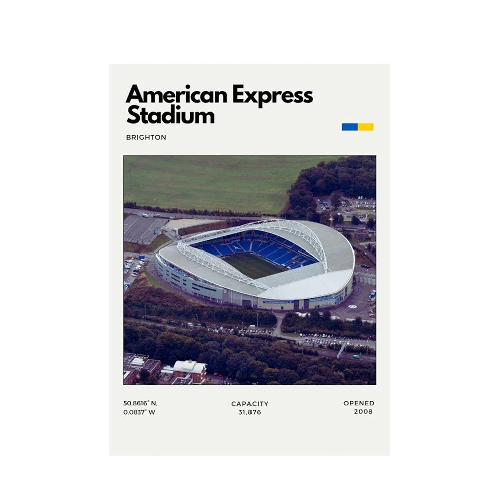 Póster Estadios de Fútbol